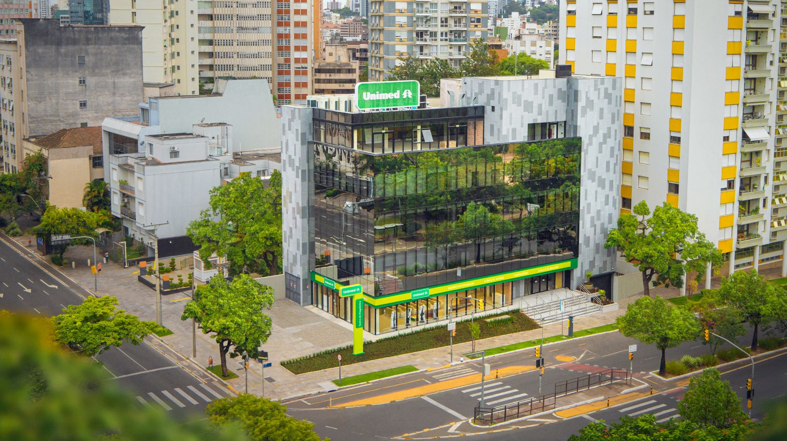 Sede da Unimed na Rua 24 de outubro